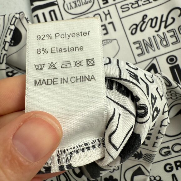 Native Roots Cannabis Strains Graphic Full-Length Leggings Sz 6 Hippie Festival - Picture 5 of 5